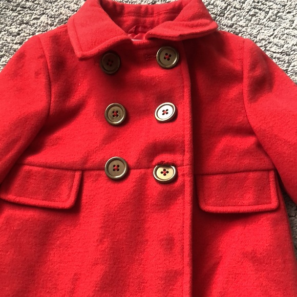 Joe Fresh red coat - Picture 2 of 5